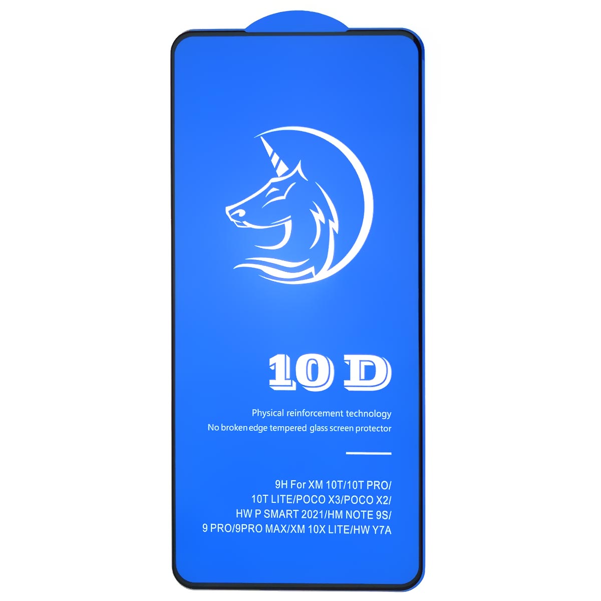 Защитное стекло 10D для HUAWEI Honor 10X Lite, P Smart 2021, цвет окантовки черный Защитное стекло 10D для HUAWEI Honor 10X Lite, P Smart 2021, цвет окантовки черный