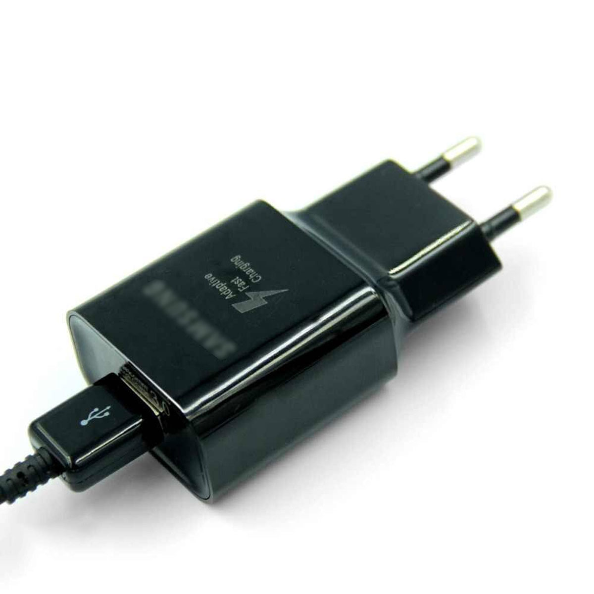 СЗУ (сетевое зарядное устройство) адаптер, вилочка EP-TA20EWE S7, 5V-2A, 1xUSB, цвет черный