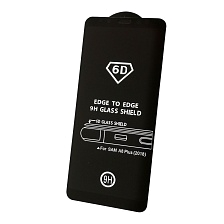 Защитное стекло G-Rhino для SAMSUNG Galaxy A8 Plus 2018 (SM-A730), цвет окантовки черный