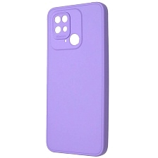 Чехол накладка для XIAOMI Redmi 10C, POCO C40, защита камеры, силикон, цвет сиреневый Чехол накладка для XIAOMI Redmi 10C, POCO C40, защита камеры, силикон, цвет сиреневый