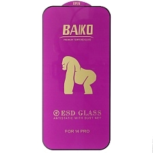 Защитное стекло BAIKO для APPLE iPhone 14 Pro (6.1), с сеточкой на динамике, цвет окантовки черный Защитное стекло BAIKO для APPLE iPhone 14 Pro (6.1), с сеточкой на динамике, цвет окантовки черный