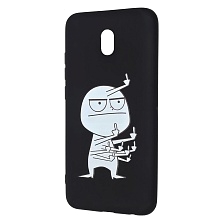 Чехол накладка imcase для XIAOMI Redmi 8A, силикон, рисунок Человечек