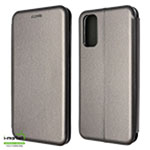 Чехол книжка STYLISH для SAMSUNG Galaxy S20 Plus (SM-G985), экокожа, визитница, цвет серый