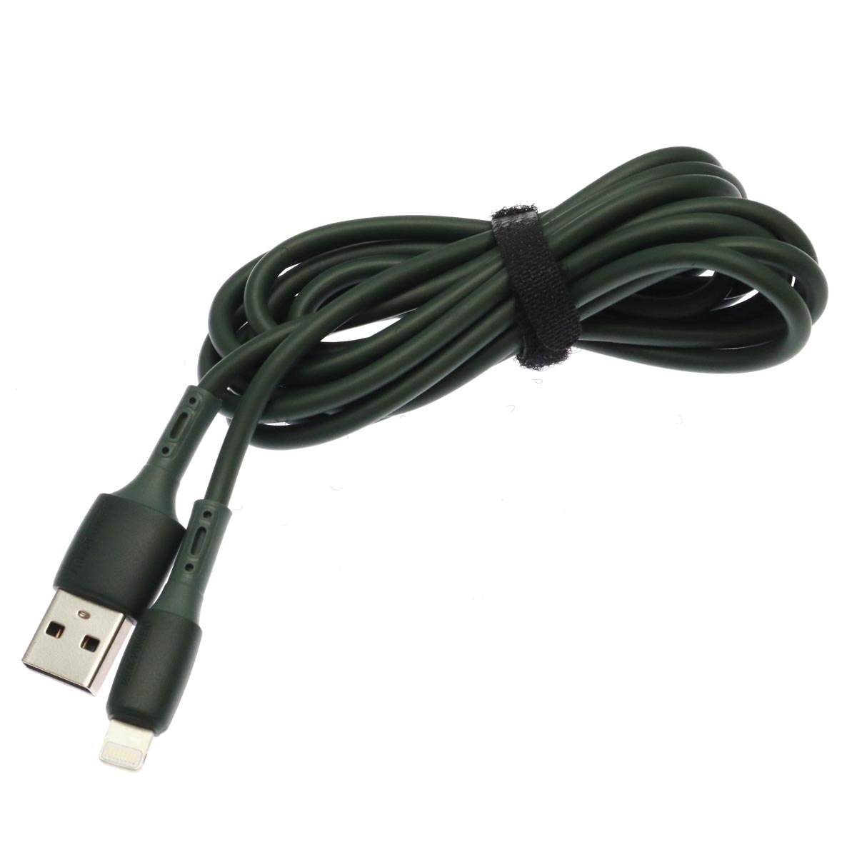 Кабель MRM G6 APPLE Lightning 8 pin, длина 2 метра, цвет темно зеленый