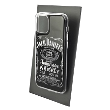 Чехол накладка для APPLE iPhone 11 Pro, силикон, глянцевый, рисунок Jack Daniels
