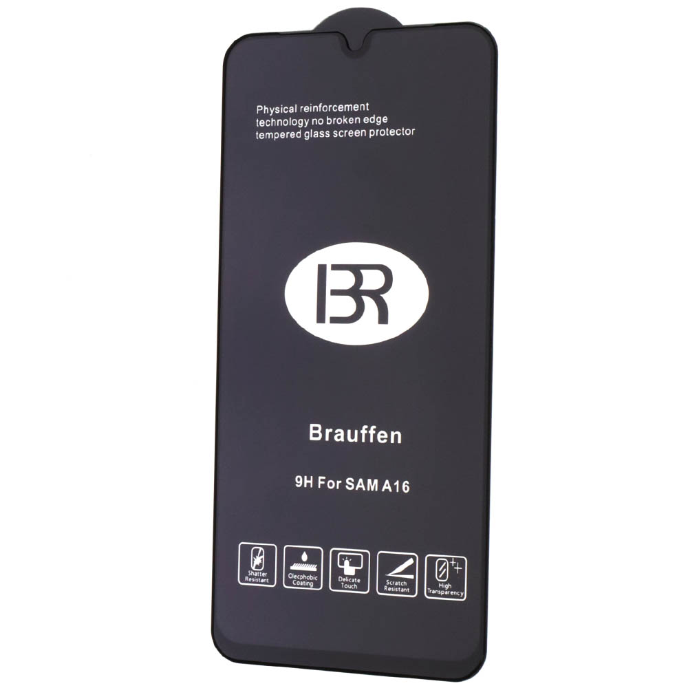 Защитное стекло BRAUFFEN для SAMSUNG Galaxy A16, Galaxy A26, Galaxy A17, цвет окантовки черный