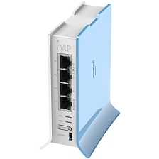 Wi-Fi роутер MIKROTIK hAP lite (RB941-2nD-TC), цвет сине белый