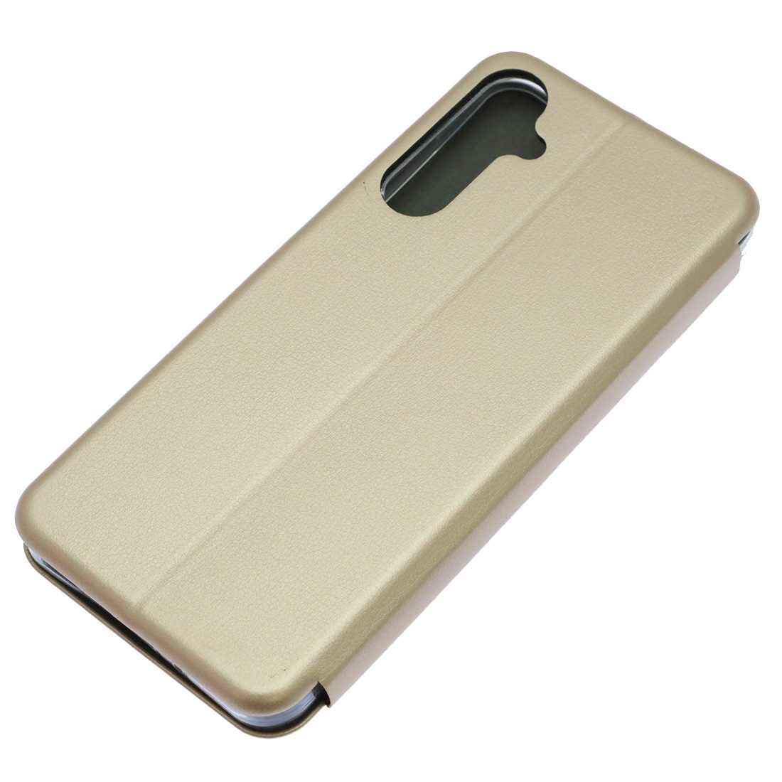 Чехол книжка STYLISH для SAMSUNG Galaxy A16, экокожа, визитница, цвет золотистый