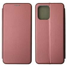 Чехол книжка STYLISH для XIAOMI Redmi 12 4G, экокожа, визитница, цвет бордовый