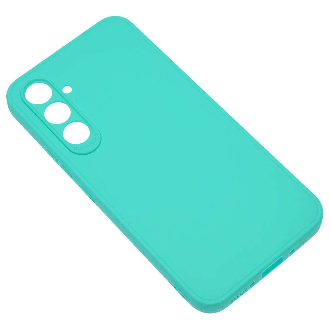 Чехол накладка для SAMSUNG Galaxy A54, защита камеры, силикон, матовый, цвет бирюзовый