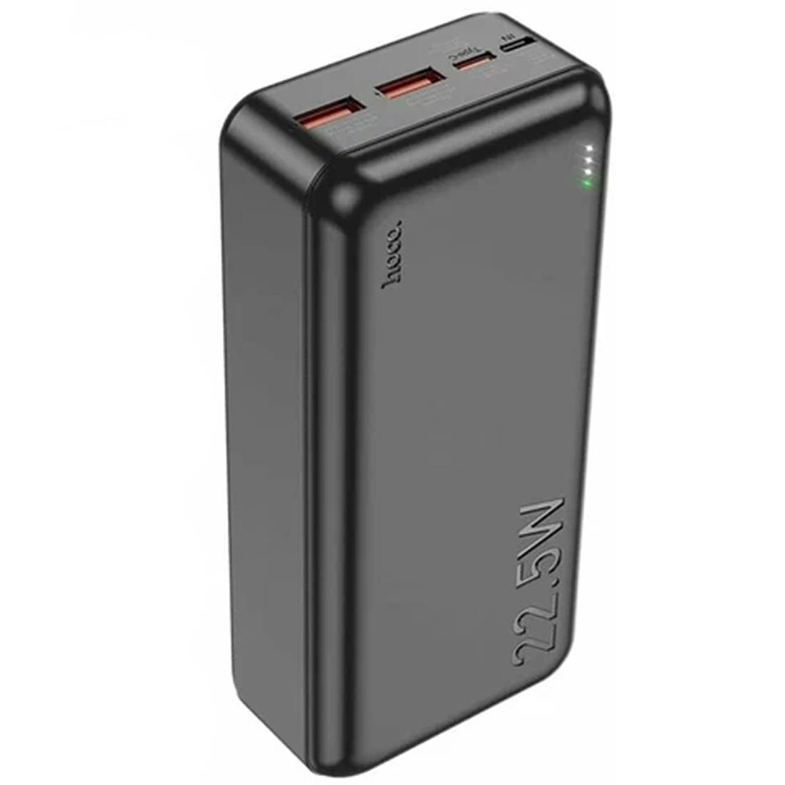Внешний портативный аккумулятор, Power Bank HOCO J101B Astute, 30000 mAh, 22.5W, PD20W, QC3.0, цвет черный Внешний портативный аккумулятор, Power Bank HOCO J101B Astute, 30000 mAh, 22.5W, PD20W, QC3.0, цвет черный