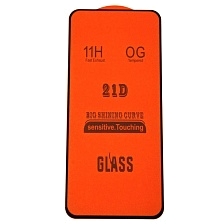 Защитное стекло 21D для OPPO RENO 5, цвет окантовки черный