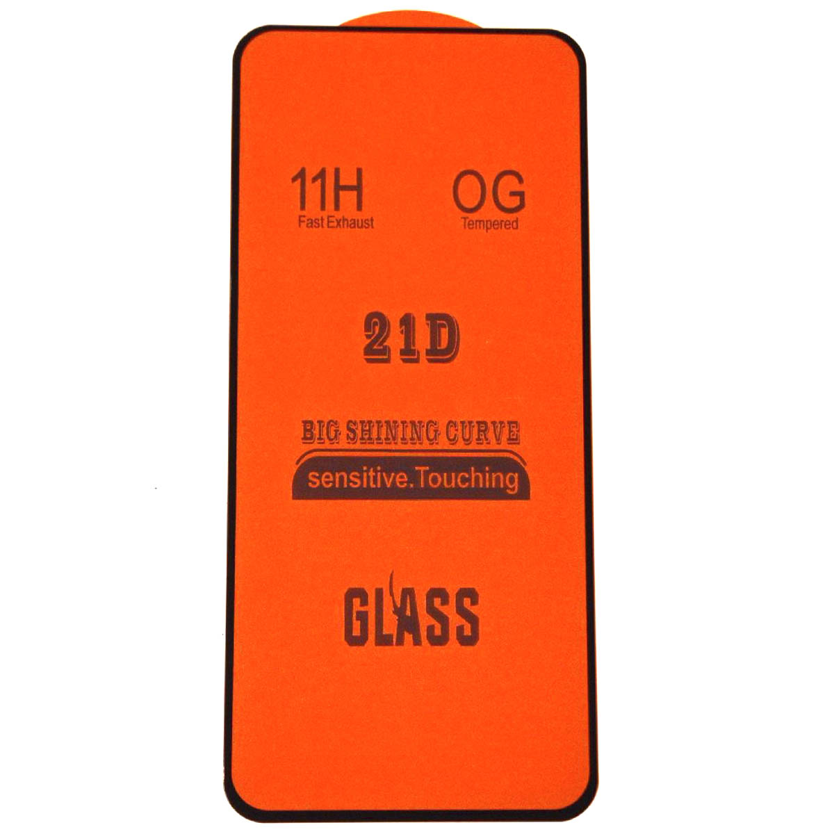 Защитное стекло 21D для OPPO RENO 5 Lite, цвет окантовки черный