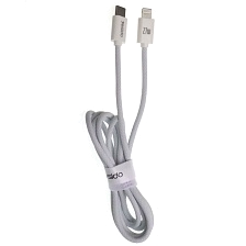 Кабель YESIDO CA170 USB Type C на Lightning 8 pin, PD27W, длина 1.2 метра, цвет белый