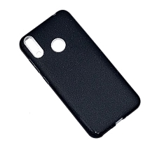 Чехол накладка Shine для HUAWEI Honor 8C, силикон, блестки, цвет черный