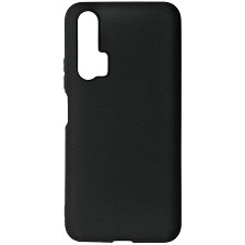 Чехол накладка GPS Case для HUAWEI Honor 20 Pro (YAL-L41), силикон, матовый, цвет черный.