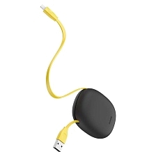 Кабель рулетка Baseus Let`s go APPLE Lightning 8 pin, 2A, длина 1 метр, цвет желтый | Последняя цена