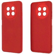 Чехол накладка NANO для HUAWEI Nova Y91, Nova Y14i, защита камеры, силикон, бархат, цвет красный