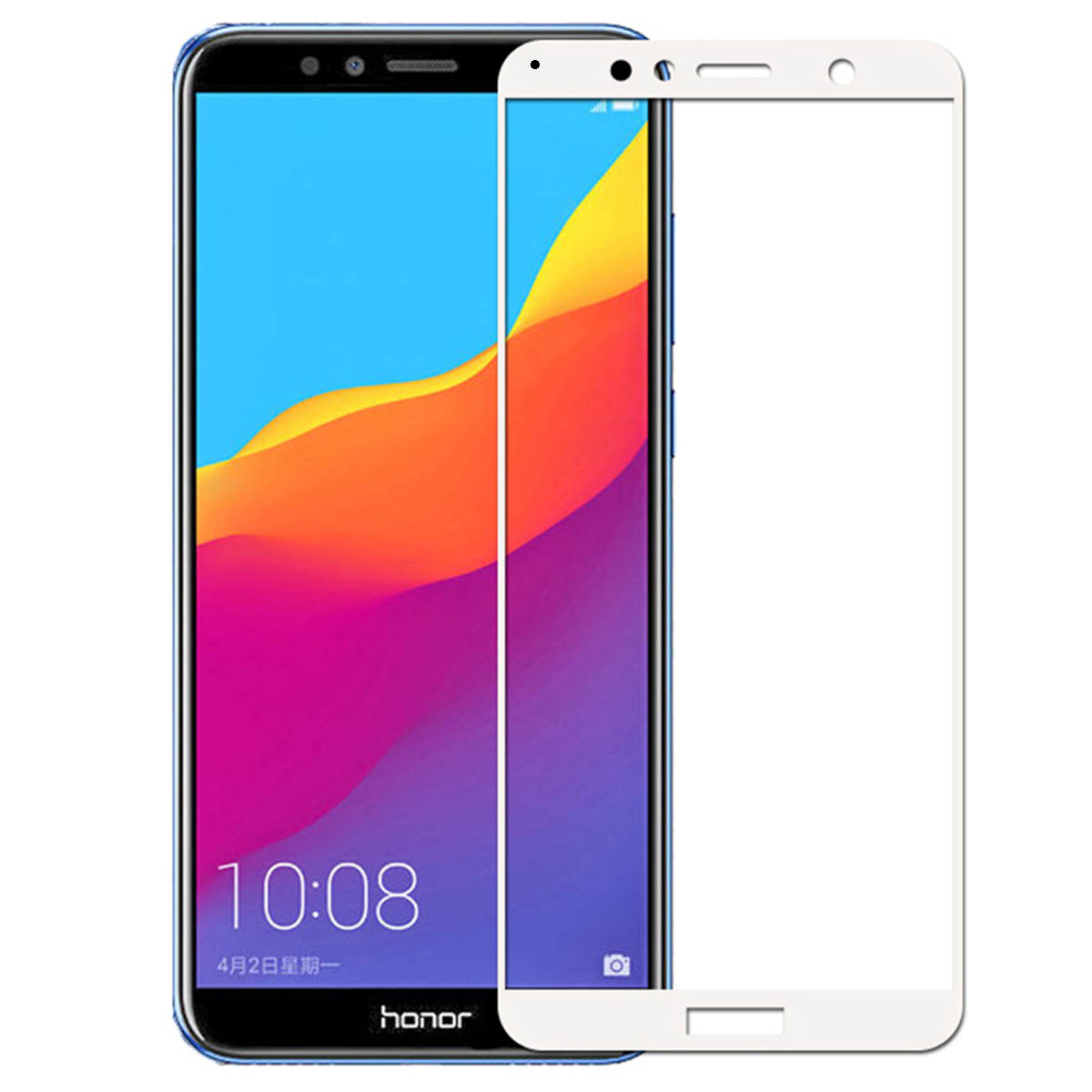 Защитное стекло для HUAWEI Y6 2018, Y6 Prime, Honor 7A Pro, Honor 7C, цвет белый