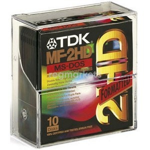 TDK 3.5HD (картон)(10)(200) Дискеты.