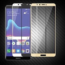 Защитное стекло 5D Full Glue для HUAWEI Y9 2018 / Y9 PRO цвет канта золотистый. Защитное стекло 5D Full Glue для HUAWEI Y9 2018 / Y9 PRO цвет канта золотистый.