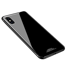 Защитное стекло для APPLE iPhone XS MAX, на заднюю сторону, цвет черный. Защитное стекло для APPLE iPhone XS MAX, на заднюю сторону, цвет черный.