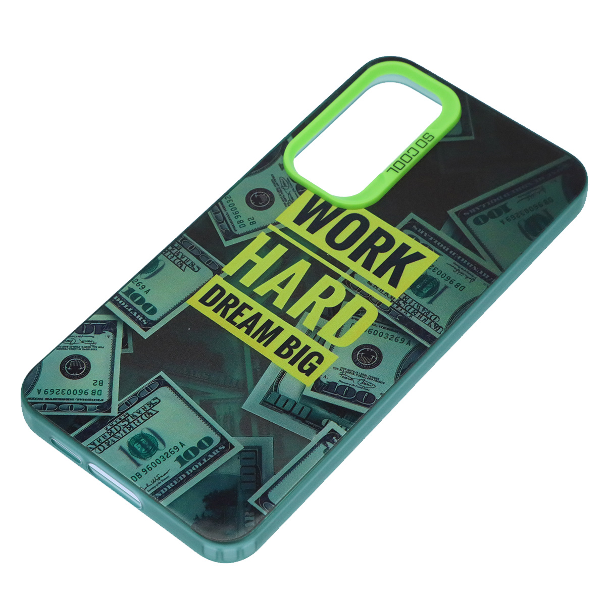 Чехол накладка для SAMSUNG Galaxy A55, пластик, силикон, рисунок WORK HARD