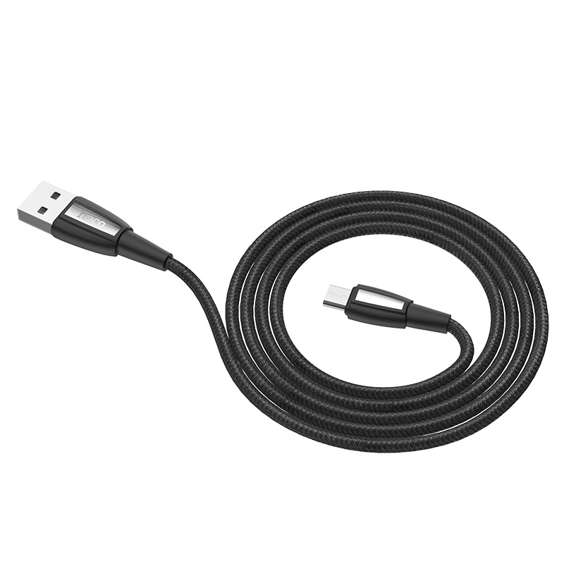 Кабель HOCO X39 Titan Micro USB, 2.4A, длина 1 метр, цвет черный