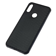 Чехол накладка для HUAWEI Honor 8A, Y6 2019, силикон, карбон, цвет черный