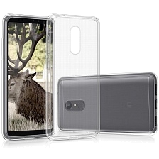 Чехол накладка для XIAOMI REDMI 5, силикон, цвет прозрачный.