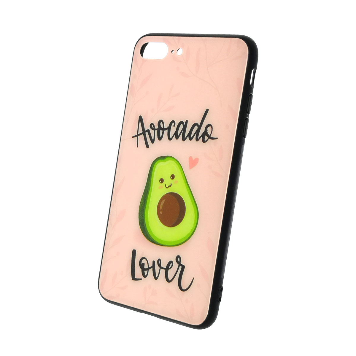 Чехол накладка для APPLE iPhone 7 Plus, iPhone 8 Plus, силикон, стекло, рисунок AVOCADO Lover.
