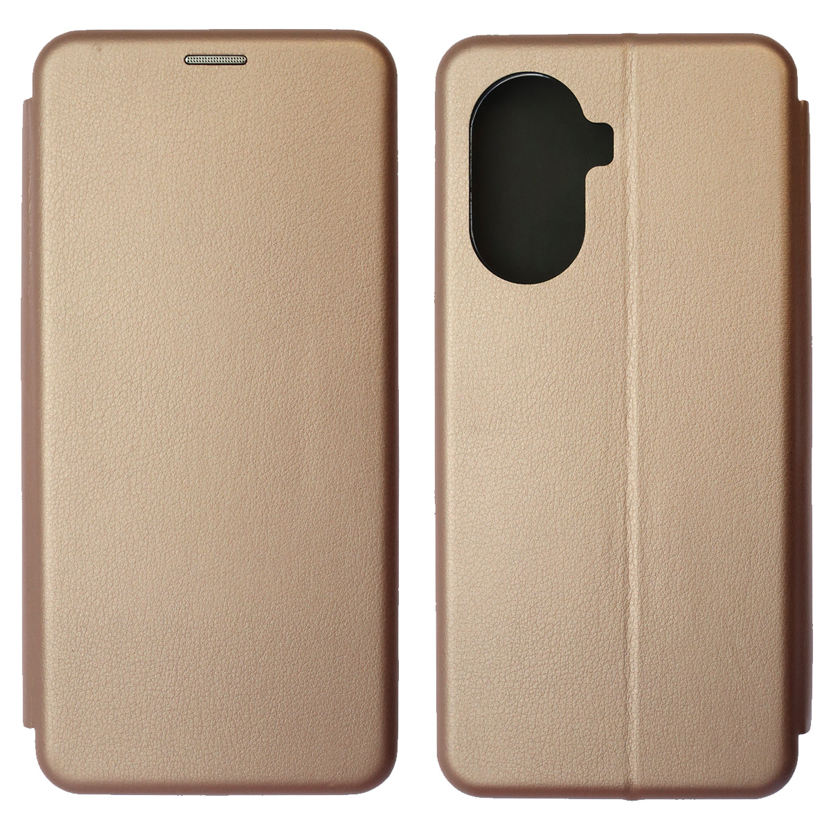 Чехол книжка STYLISH для HUAWEI Nova Y70, экокожа, визитница, цвет розовое золото Чехол книжка STYLISH для HUAWEI Nova Y70, экокожа, визитница, цвет розовое золото