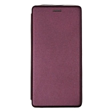 Чехол книжка STYLISH для TECNO Camon 18, 18P, 18T, экокожа, визитница, цвет бордовый