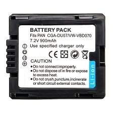 Аккумулятор Panasonic CGA-DU07 (7.2V-680mAh). Аккумулятор Panasonic CGA-DU07 (7.2V-680mAh).