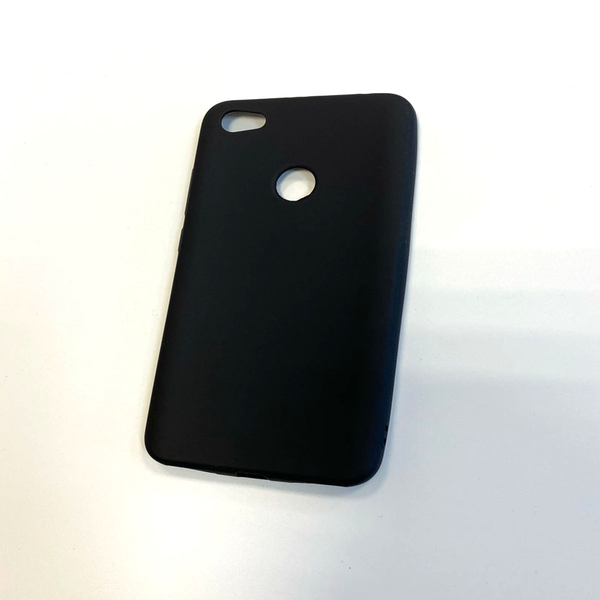 Чехол накладка для XIAOMI Redmi Note 5A, силикон, цвет черный.