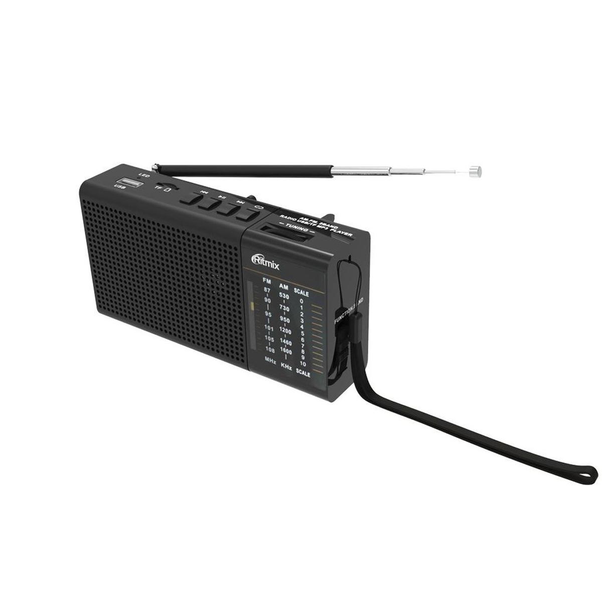 Радиоприемник RITMIX RPR-155, цвет черный