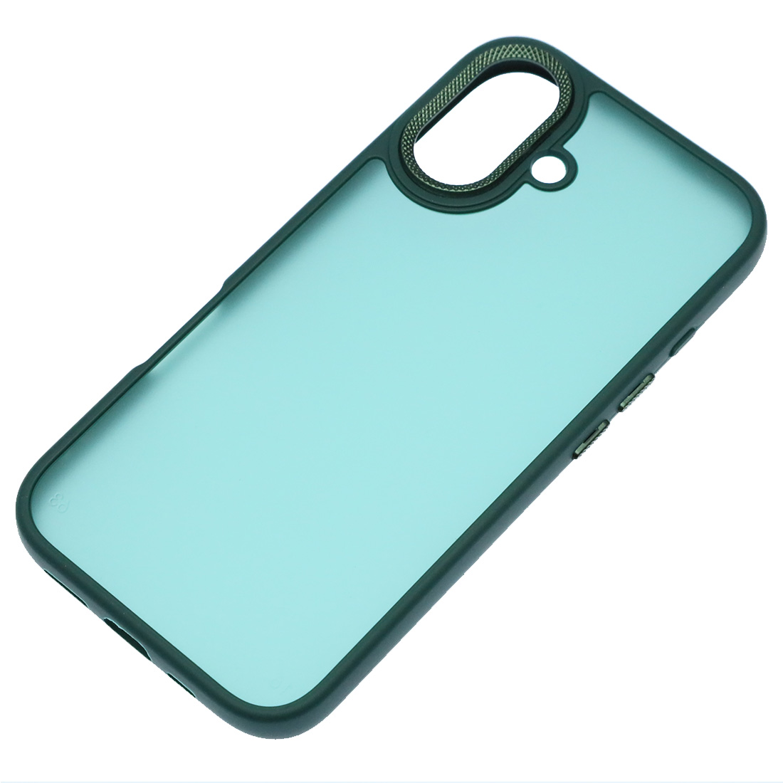 Чехол накладка для APPLE iPhone 16 (6.1"), силикон, пластик, цвет темно зеленый