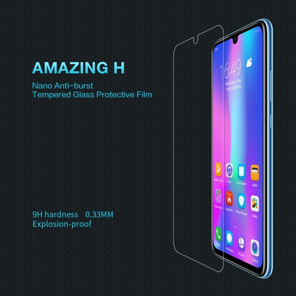 Nillkin Защитное стекло 0.3мм 9H Amazing H anti-burst для HUAWEI Honor 10 (COL-L29), P20 (EML-L29), прозрачное. Nillkin Защитное стекло 0.3мм 9H Amazing H anti-burst для HUAWEI Honor 10 (COL-L29), P20 (EML-L29), прозрачное.