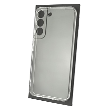 Чехол накладка для SAMSUNG Galaxy S22, защита камеры, силикон 1.5 мм, цвет прозрачный