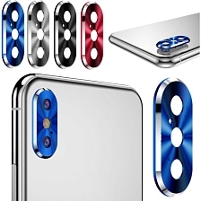 Защитный чехол для объектива задней камеры APPLE iPhone XS MAX (6.5"), цвет чёрный.