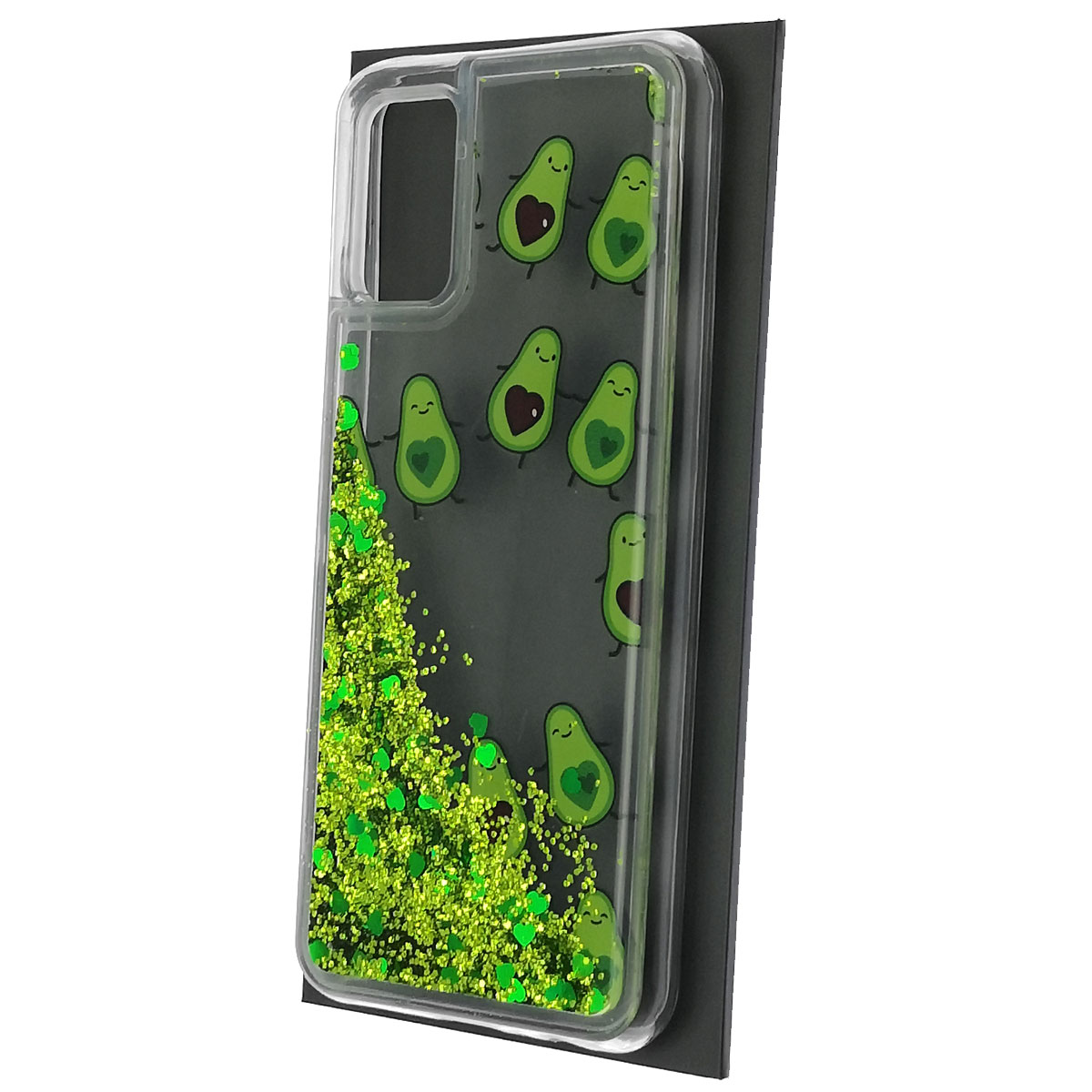 Чехол накладка для SAMSUNG Galaxy A02S (SM-A025F), силикон, переливашка, рисунок Авокадо