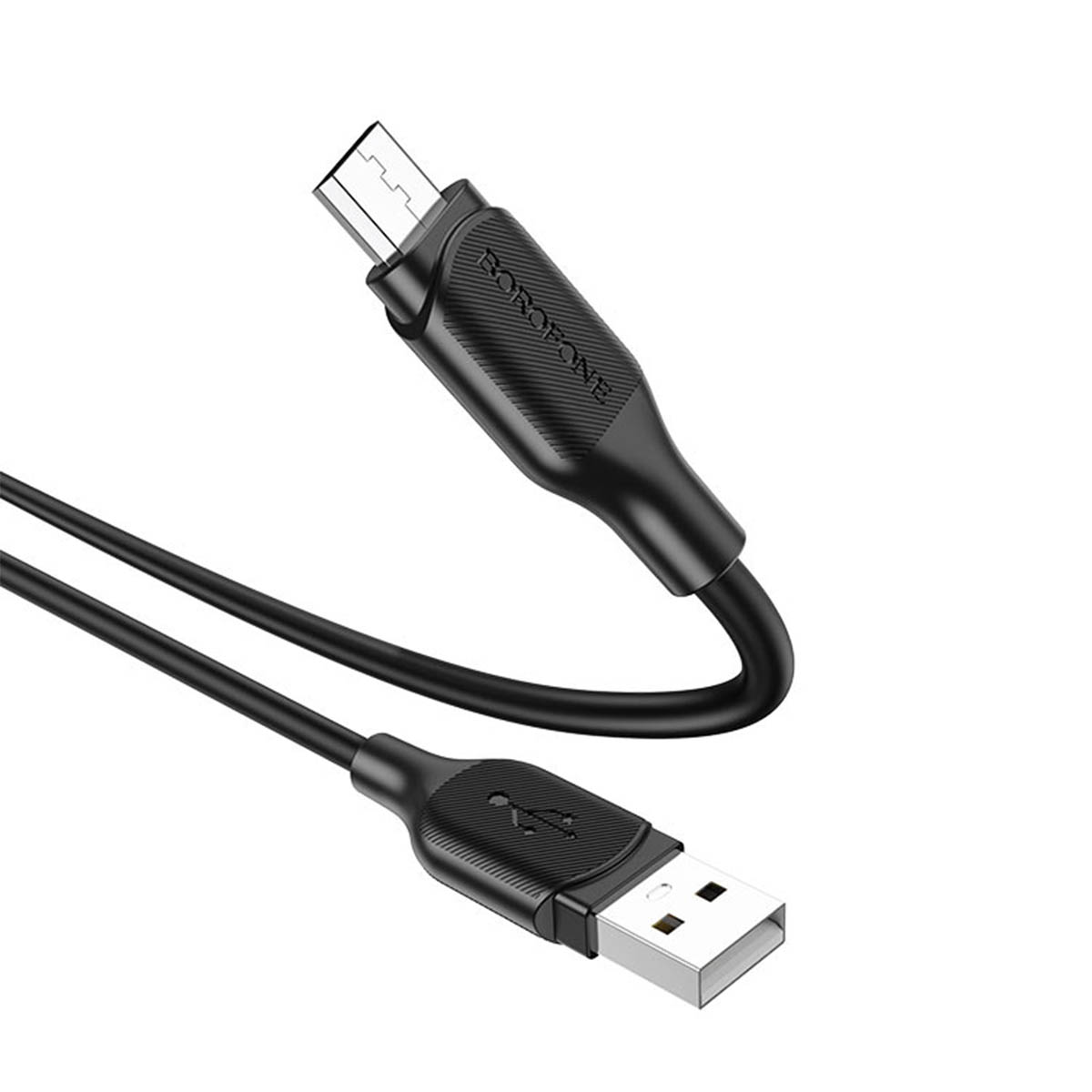 Кабель BOROFONE BX42 Encore micro USB, 2.4A, длина 1 метр, цвет черный