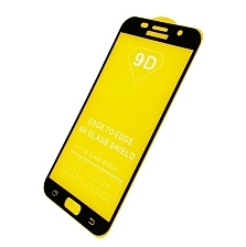 Защитное стекло 9D для SAMSUNG Galaxy A7 2017 (SM-A720), цвет окантовки черный