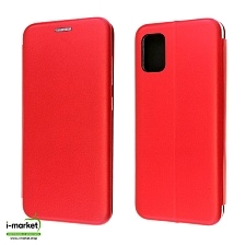 Чехол книжка STYLISH для SAMSUNG Galaxy A51 (SM-A515), M40s (2020), экокожа, цвет красный