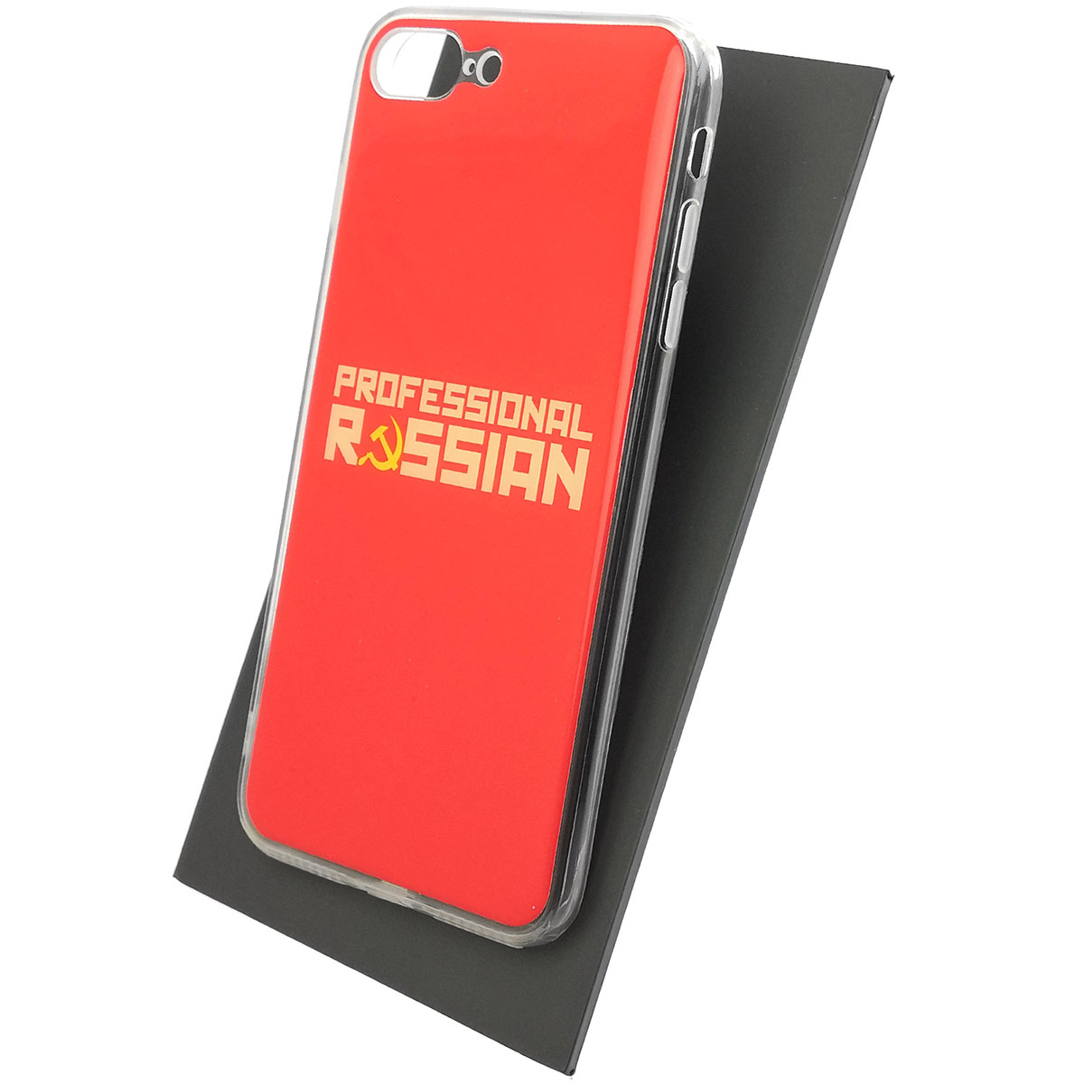 Чехол накладка для APPLE iPhone 7 Plus, iPhone 8 Plus, силикон, глянцевый, рисунок Professional Russian