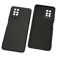 Чехол накладка NANO для INFINIX Note 10 Pro, силикон, бархат, цвет черный