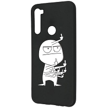 Чехол накладка imcase для XIAOMI Redmi Note 8T, силикон, рисунок Человечек