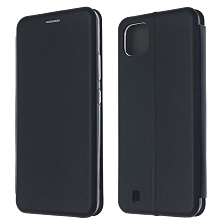 Чехол книжка STYLISH для Realme C20, Realme C11 2021, экокожа, визитница, цвет черный