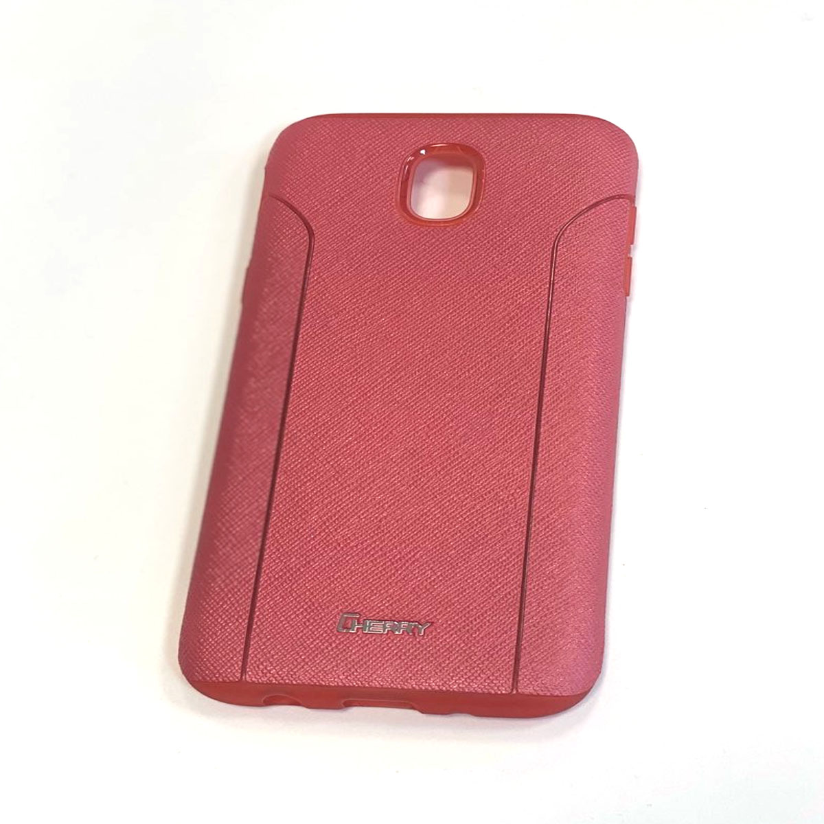 Чехол накладка Cherry II для SAMSUNG Galaxy J5 2017 (SM-J530), силикон, цвет красный