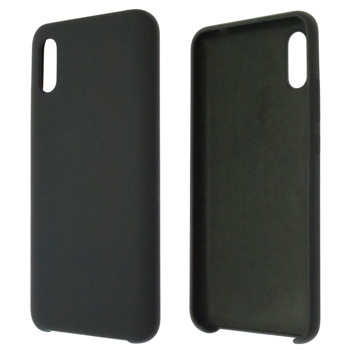 Чехол накладка Silicon Cover для XIAOMI Redmi 9A, силикон, бархат, цвет черный